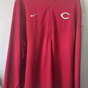 Nike Red Pullover with Logo